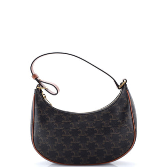 Celine Ava Bag Triomphe Coated Canvas Mini