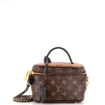 Louis Vuitton Vanity Handbag Reverse Monogram Canvas PM