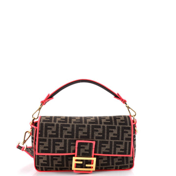 Fendi Baguette NM Bag Zucca Canvas Medium