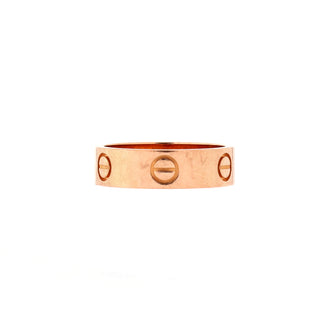 Cartier Love Band Ring 18K Rose Gold