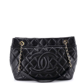 Chanel Timeless CC Soft Tote Quilted Caviar Medium