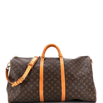 Louis Vuitton Keepall Bandouliere Bag Monogram Canvas 60