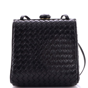 Bottega Veneta Frame Crossbody Bag Intrecciato Nappa Small