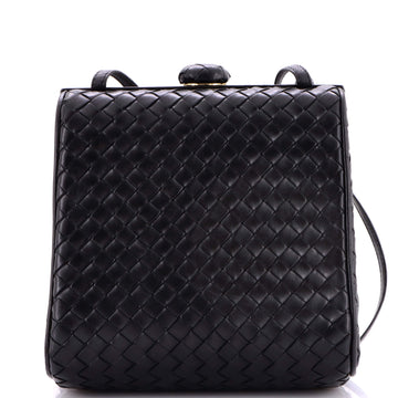 Bottega Veneta Frame Crossbody Bag Intrecciato Nappa Small