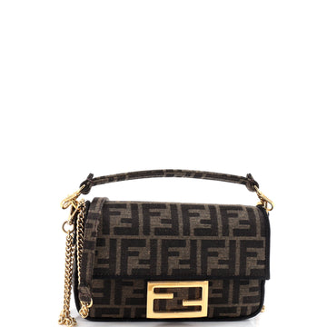 Fendi Baguette NM Bag Zucca Canvas Mini