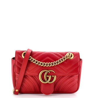 Gucci GG Marmont Flap Bag Matelasse Leather Mini