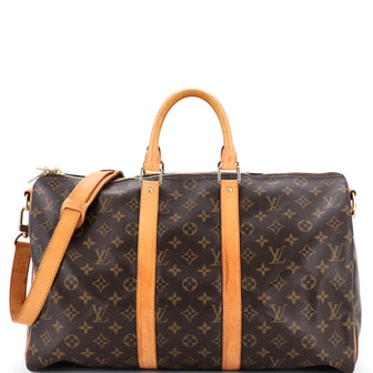 Louis Vuitton Keepall Bandouliere Bag Monogram Canvas 45
