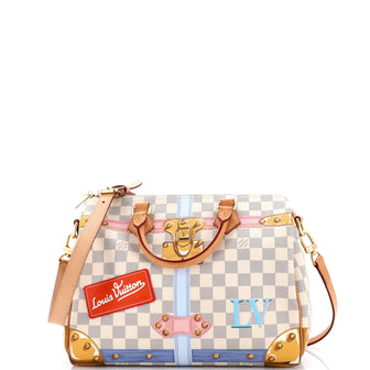 Louis Vuitton Speedy Bandouliere Bag Limited Edition Damier Summer Trunks 30