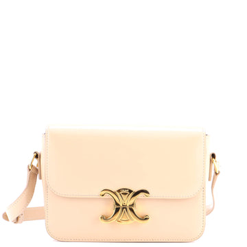 Celine Triomphe Shoulder Bag Smooth Calfskin Teen