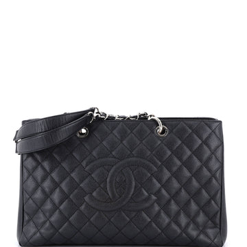 Chanel Grand Shopping Tote Quilted Caviar XL