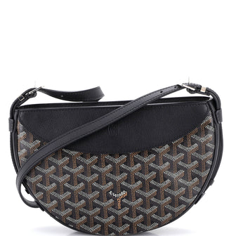 Goyard Hirondelle Shoulder Bag Coated Canvas and Leather
