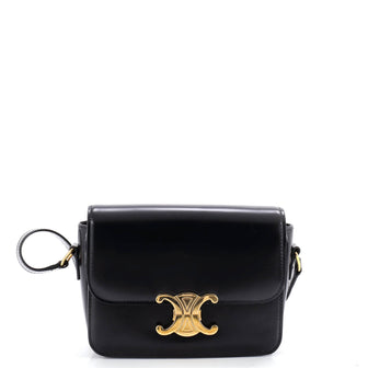 Celine Triomphe Shoulder Bag Smooth Calfskin Teen