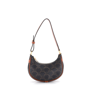 Celine Ava Bag Triomphe Coated Canvas Mini