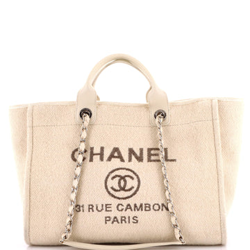 Chanel Deauville Tote Mixed Fibers Medium