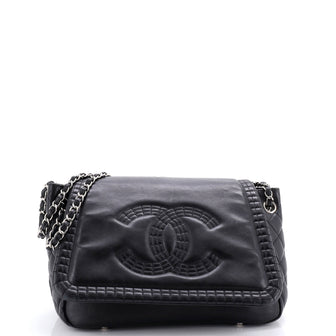 Chanel Luxe Ligne Accordion Flap Bag Leather
