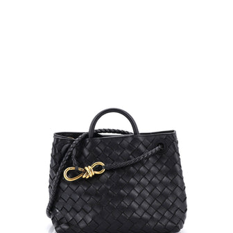 Bottega Veneta Andiamo Top Handle Bag Intrecciato Nappa Small