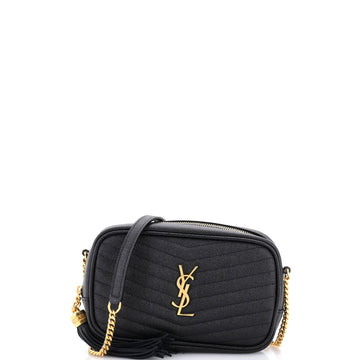 Saint Laurent Lou Camera Bag Matelasse Chevron Leather Mini