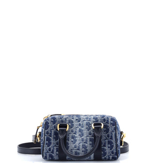 Christian Dior Groove Convertible Bowling Bag Oblique Canvas Nano