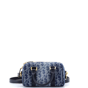 Christian Dior Groove Convertible Bowling Bag Oblique Canvas Nano