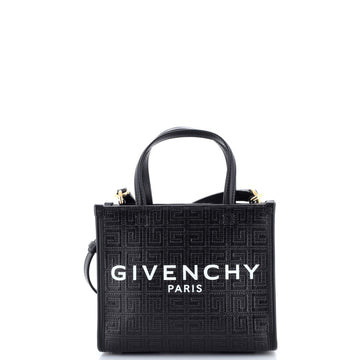 Givenchy G-Tote 4G Embossed Coated Canvas Mini