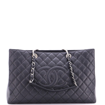 Chanel Grand Shopping Tote Quilted Caviar XL