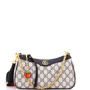 Gucci Ophidia Charm Shoulder Bag GG Coated Canvas Small