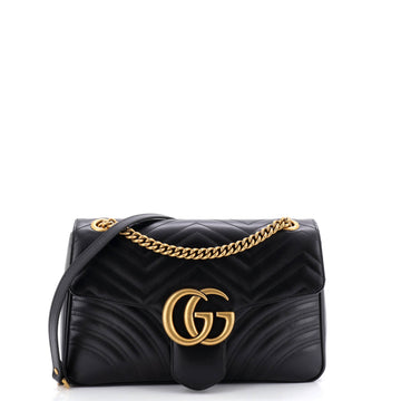 Gucci GG Marmont Flap Bag Matelasse Leather Medium