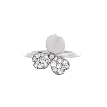 Tiffany & Co. Paper Flowers Ring Platinum with Diamonds