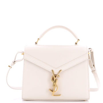 Saint Laurent Cassandra Top Handle Bag Leather Mini