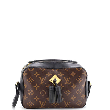 Louis Vuitton Saintonge Handbag Monogram Canvas with Leather