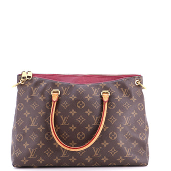 Louis Vuitton Pallas Tote Monogram Canvas with Leather