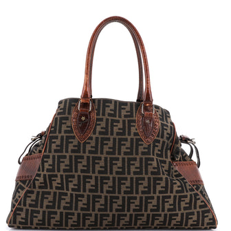 Fendi Bag Du Jour Zucca Canvas Large