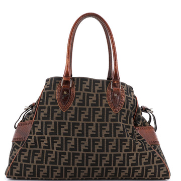 Fendi Bag Du Jour Zucca Canvas Large