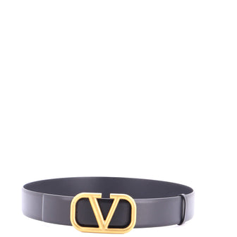 Valentino Garavani VLogo Belt Leather Wide