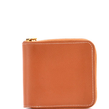 Hermes Zipengo II Chaine d'Ancre Zip Wallet Leather