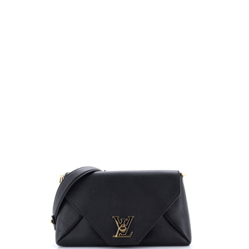 Louis Vuitton Love Note Chain Clutch Leather