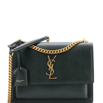 Saint Laurent Sunset Crossbody Bag Leather Medium