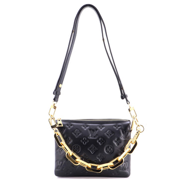 Louis Vuitton Coussin Bag Monogram Embossed Lambskin BB