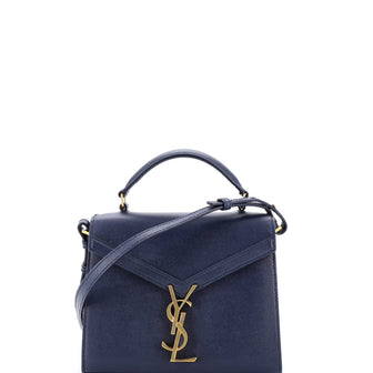 Saint Laurent Cassandra Top Handle Bag Leather Mini