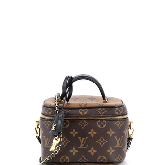 Louis Vuitton Vanity Handbag Reverse Monogram Canvas PM