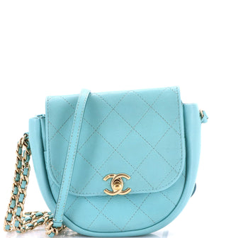 Chanel Casual Trip Messenger Bag Quilted Lambskin Mini