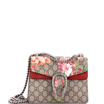 Gucci Dionysus Bag Blooms Print GG Coated Canvas Mini