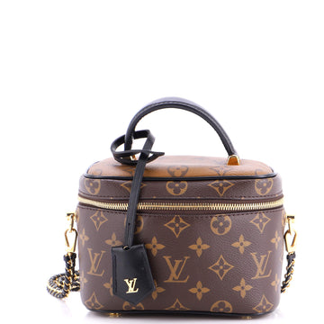 Louis Vuitton Vanity Handbag Reverse Monogram Canvas PM