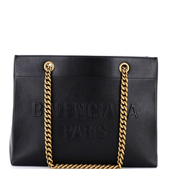 Balenciaga Duty Free Chain Tote Leather Medium