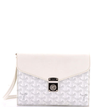 Goyard Chypre Wallet on Strap Coated Canvas with Leather