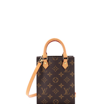 Louis Vuitton Petit Sac Plat Bag Monogram Canvas