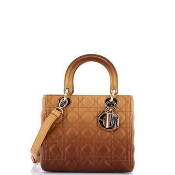 Christian Dior Lady Dior Bag Cannage Quilt Gradient Lambskin Medium