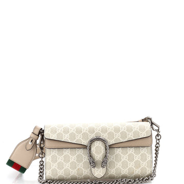 Gucci Dionysus East-West Flap Bag GG Coated Canvas Small