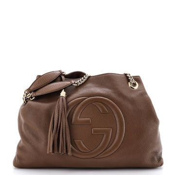 Gucci Soho Chain Strap Shoulder Bag Leather Medium