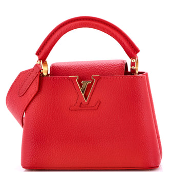 Louis Vuitton Capucines Bag Leather Mini